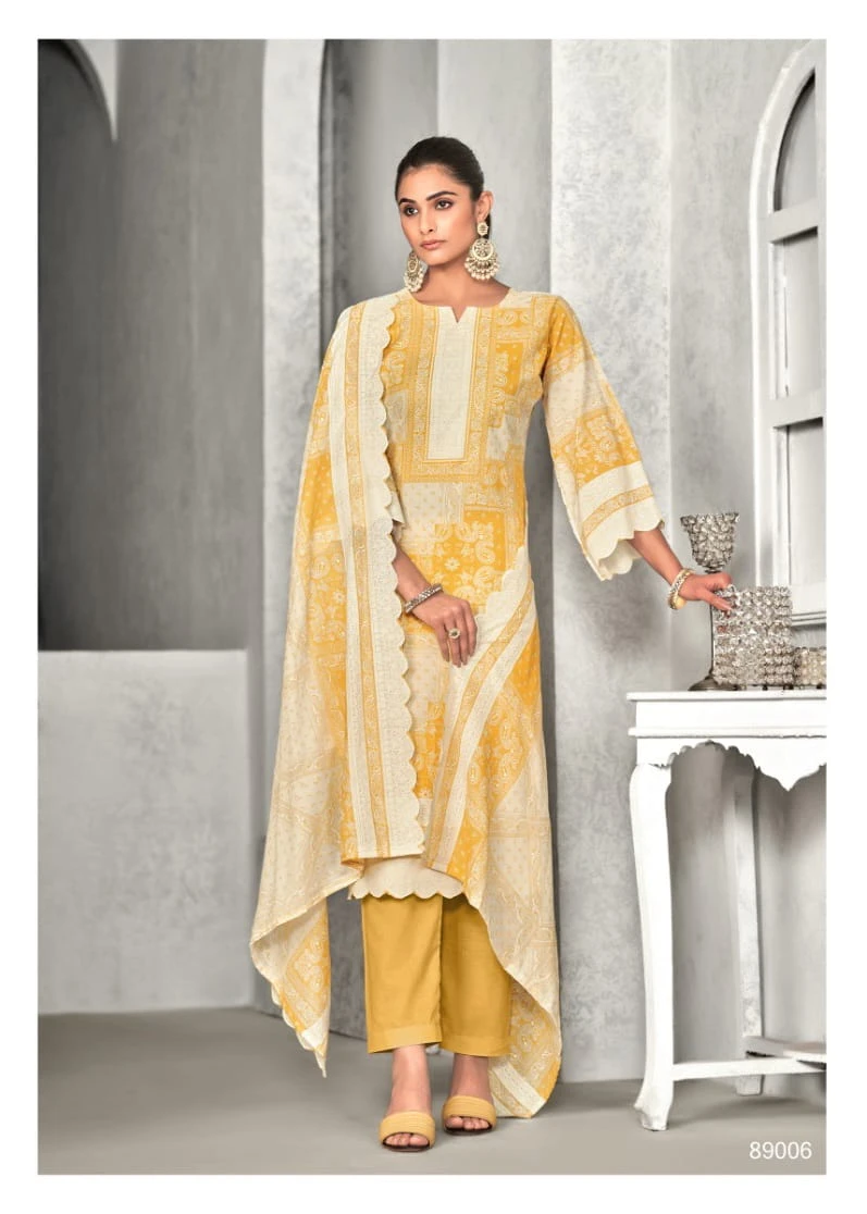 Vardan Ethnic Adhira Vol 7 Pure Cottan Wholesale Cottan Summer Collection Catalog — Wholesale Salwar Suits, MPA wholesale from Surat — view 5